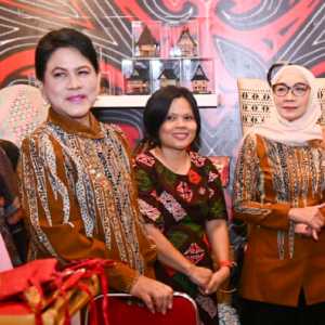 Dekranas Expo 2024, Iriana Jokowi Apresiasi Karya Pengrajin Sumut