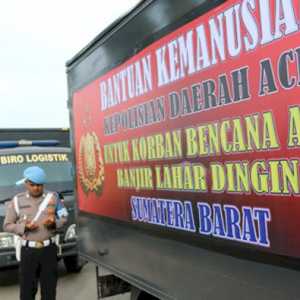 Polda Aceh Kirim Bantuan untuk Korban Bencana di Sumbar
