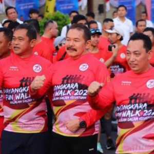Bhayangkara Fun Walk 2024 Panggung Sinergitas Polri-Kejagung-TNI