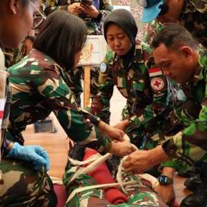 Srikandi TNI AL Latih First Aid kepada Pasukan Perdamaian di Lebanon