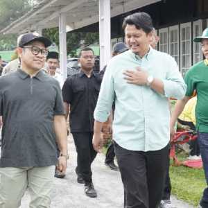 Jajaki Dukungan PKB di Pilkada Medan, Prof Ridha Temani  Cak Imin Jalan Sore di Berastagi