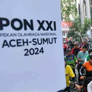 Sosialisasikan PON XXI 2024, PB PON Bersama DPRD Sumut Gelar Funbike