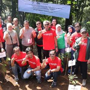 Anak Usaha Telkom Tanam 1000 Pohon di Kawasan TNGGP