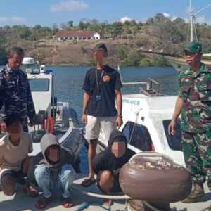 Lagi Asyik Nyabu, Empat Pemuda Diciduk TNI AL di Sumbawa