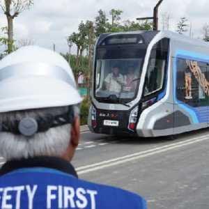 Berkapasitas 300 Penumpang, Kereta Otonom IKN Siap Digunakan Pada Momen HUT ke-79 RI