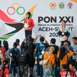 Atlet Taekwondo Polri Koleksi Medali PON XXI Aceh-Sumut