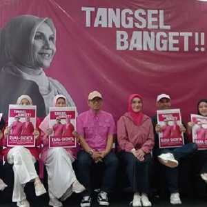 Usung Jargon 'Tangsel Banget', Rama-Shinta Ngejreng dengan Warna Pink