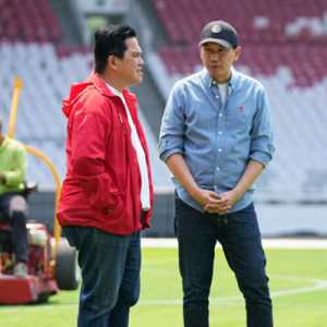 Erick Thohir Pastikan SUGBK Siap Digunakan Menjamu Australia