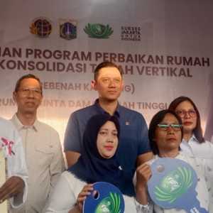 AHY Resmikan Program Perbaikan Rumah di Jakarta Pusat