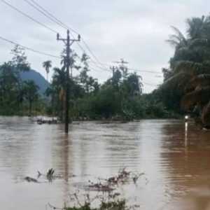 Aceh Selatan Terendam Banjir hingga Satu Meter