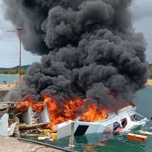 Speedboat yang Ditumpangi Cagub Malut Benny Laos Meledak Saat Isi Bahan Bakar