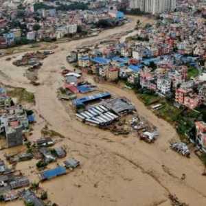 Korban Banjir Nepal Tembus 193 Orang