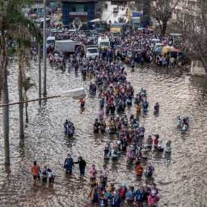 Banjir Rob Ancam Semarang Utara Jelang Akhir Tahun