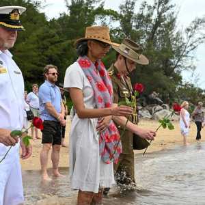 Kuasa Usaha Australia untuk Indonesia Kenang Para Pahlawan Korban Perang di Pantai Radji