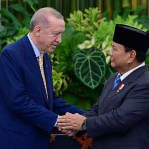 Di Depan Prabowo, Erdogan Puji Ketegasan Indonesia Bela Palestina