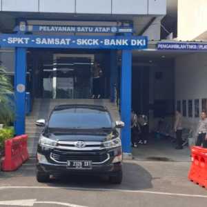 Mobil Jokowi, di gedung SPKT Polda Metro Jaya/Ist