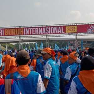 Suasana May Day di Monas/RMOL