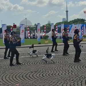 Pameran robodog di Monumen Nasional (Monas), Jakarta Pusat/RMOL