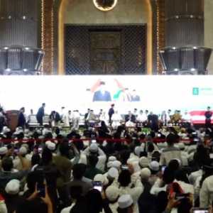 Suasana di dalam Masjid Istiqlal Jakarta saat Zikir Kebangsaan, Minggu, 10 Agustus 2025/YouTube