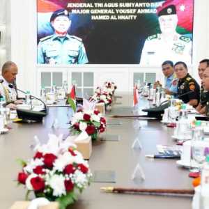 Panglima TNI Ucapkan Terima Kasih kepada Yordania atas Bantuan Misi Airdrop ke Gaza