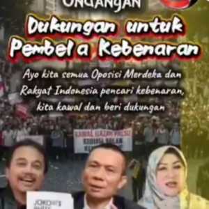 Dokter Tifa Minta Dukungan Warga saat Diperiksa Perdana sebagai Tersangka