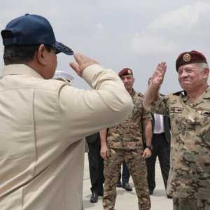 Jet Tempur Kawal Kepulangan Raja Yordania