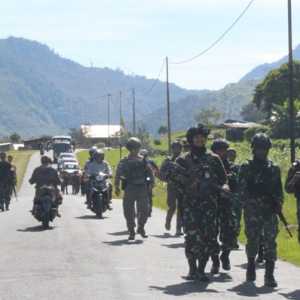 Patroli di Puncak Jaya