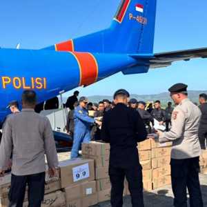 2,5 Ton Bantuan Logistik Mabes Polri Tiba di Aceh