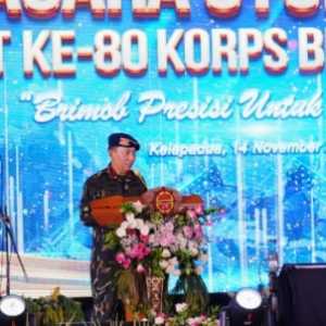 Kapolri Puji Kontribusi Brimob Sukseskan Program Presiden Prabowo
