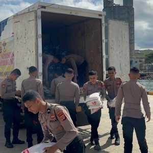 Sembako dan BKO Personel Polri Dikirim ke Langsa dan Aceh Tamiang