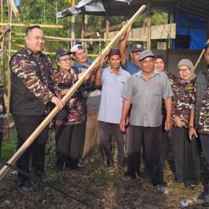 GM FKPPI Bangun Rumah Huntara untuk Korban Bencana Sumbar