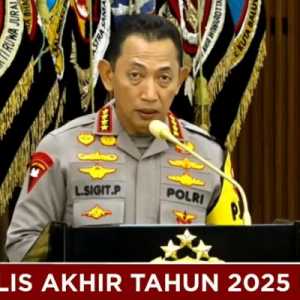 Kapolri Buka Rilis Akhir Tahun dengan Doa untuk Korban Bencana