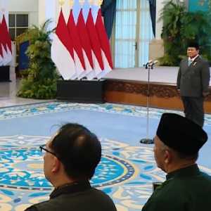 Prabowo Resmi Lantik Enam Dubes RI untuk Korut Hingga Jepang