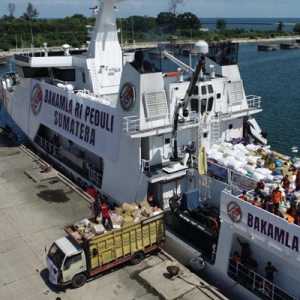 Bantuan Bakamla Tiba di Aceh