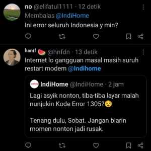 Jaringan IndiHome dan Telkom Alami Gangguan, Pengguna Panik