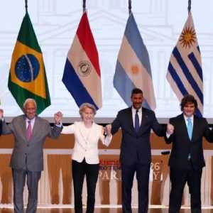 UE-Mercosur Resmi Sepakati Dagang Bebas, Lawan Tekanan Tarif Trump