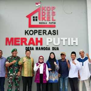 Pembangunan Fisik Gerai Kopdes Mangga Dua Hampir Rampung