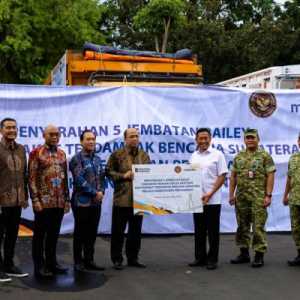Bank Mandiri Sinergi dengan Kemhan Bangun 5 Jembatan Bailey