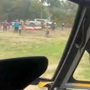 Helikopter TNI AL Tembus Pelosok Aceh Tamiang Salurkan Perlengkapan Ibadah