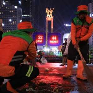 Jakarta Kinclong Usai Pesta