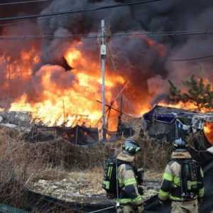 Kebakaran Hebat Melanda Pemukiman Kumuh Gangnam, 258 Warga Mengungsi