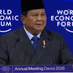 Presiden Dikritik Tak Singgung Demokrasi dalam Pidato di WEF 2026