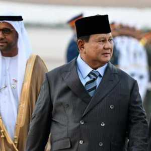 Prabowo Tiba di UEA, Dijadwalkan Bertemu MBZ