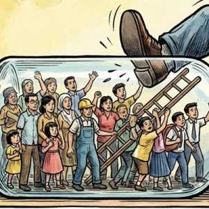 Perekonomian Tersedak, Kelas Menengah Terjebak