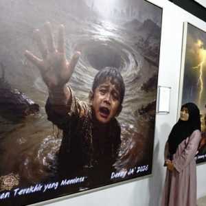 Pameran Lukisan Denny JA soal Bencana Sumatera Gugah Nurani