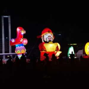 Ada Imlek Nasional di Lapangan Banteng, Arus Lalin Tetap Lancar