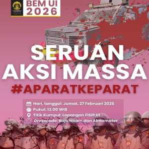 BEM UI Gelar Demo di Mabes Polri Hari Ini, Bawa Sejumlah Tuntutan