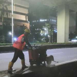 Penataan HR Rasuna Said Masuk Tahap Leveling Jalan dan Trotoar