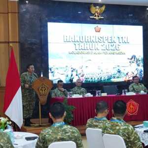 Rakornispen TNI 2026 Perkuat Silaturahmi Hadapi Perang Informasi