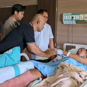 M Suryo Bos Rokok HS Tanggung Seluruh Biaya Korban dan Beri Beasiswa